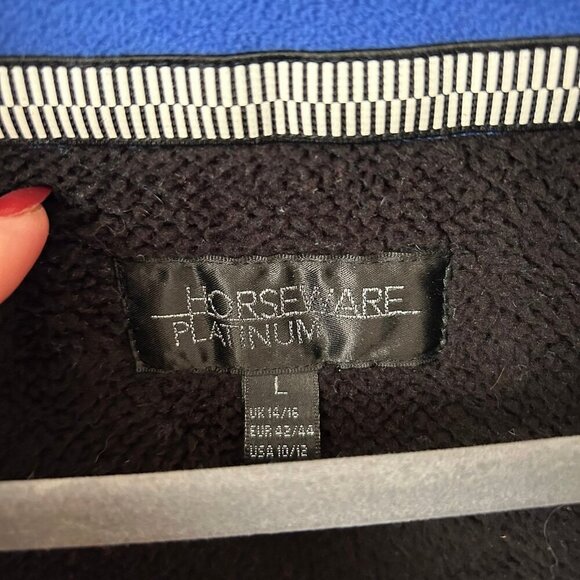 Horseware Platinum Serena Blue Fleece Vest Women’s Riding Coats Size Large - Picture 3 of 7